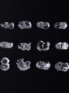 纯天然立体龙蛇马羊猴鸡狗挂坠