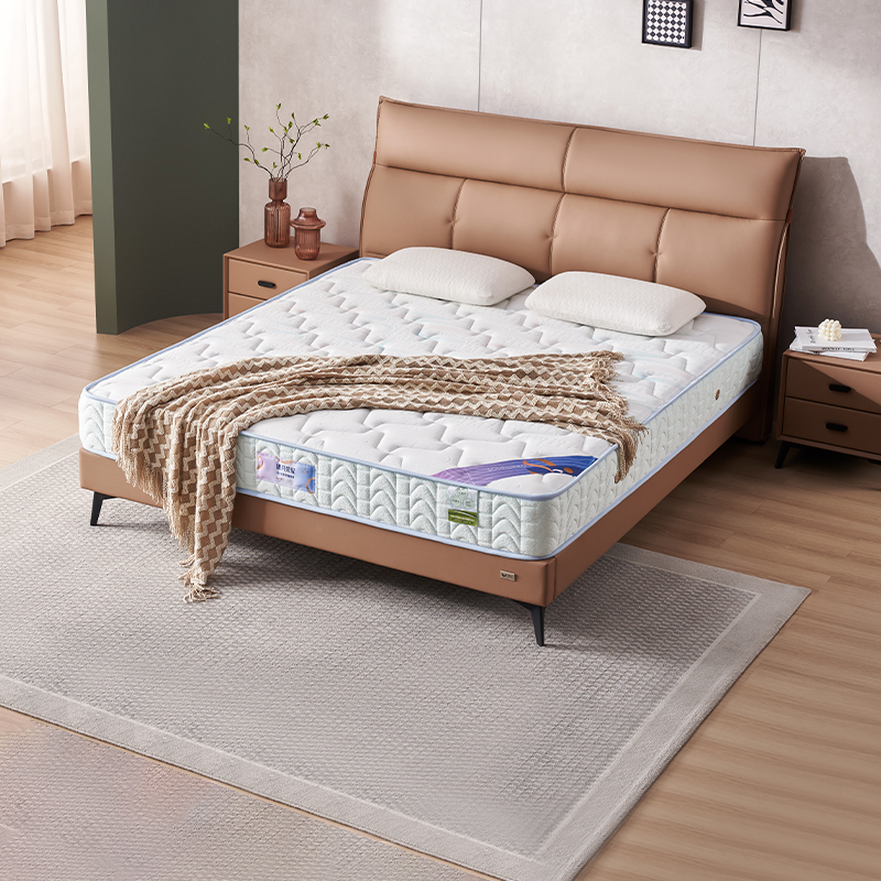 【新品】穗宝护脊弹簧乳胶软硬适中席梦思22cm床垫 穗月荣耀