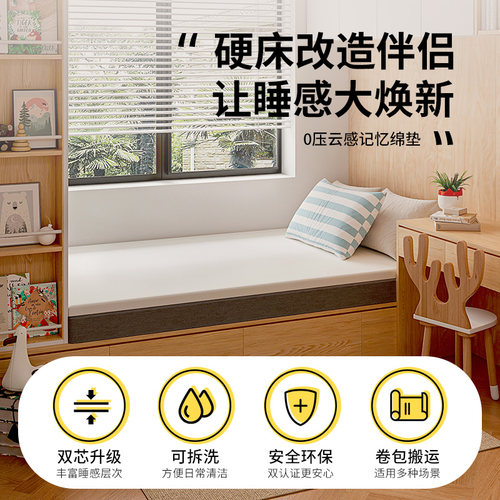 Symbol/穗宝卷包床垫偏软薄垫