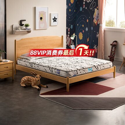 【门店同款】穗宝儿童青年护脊椎硬质棉弹簧席梦思床垫 探趣2.0