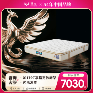 【门店同款】穗宝4D空气弹簧偏软28cm厚席梦思家用双人床垫 尊承