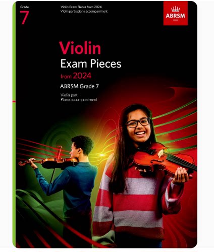 ABRSM2024新版英皇小提琴考级教材Violin Exam Pieces Grade7七级
