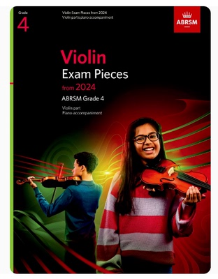 ABRSM2024新版英皇小提琴考级教材Violin Exam Pieces Grade4四级