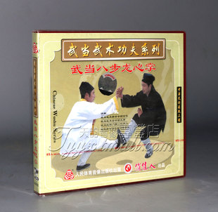 1VCD 正版 武当八步龙心掌 武当功夫系列 岳武 武术教学