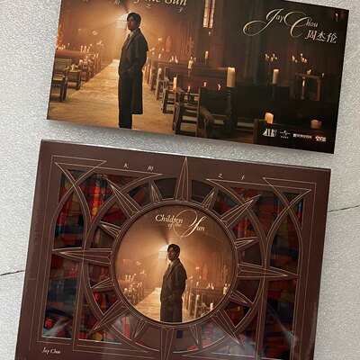 官方正版 周杰伦2026新专辑太阳之子CD唱片+歌词本平装版+预购单