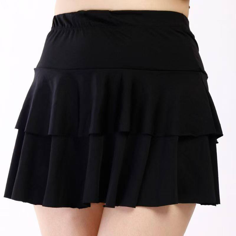 百搭舞蹈裙牛奶丝小裙子女遮屁帘超短跳舞半身裙洋气广场舞短裙,运动/瑜伽/健身/球迷用品,广场舞半身裙,淘宝优惠券,粉丝福利购,淘宝优惠卷