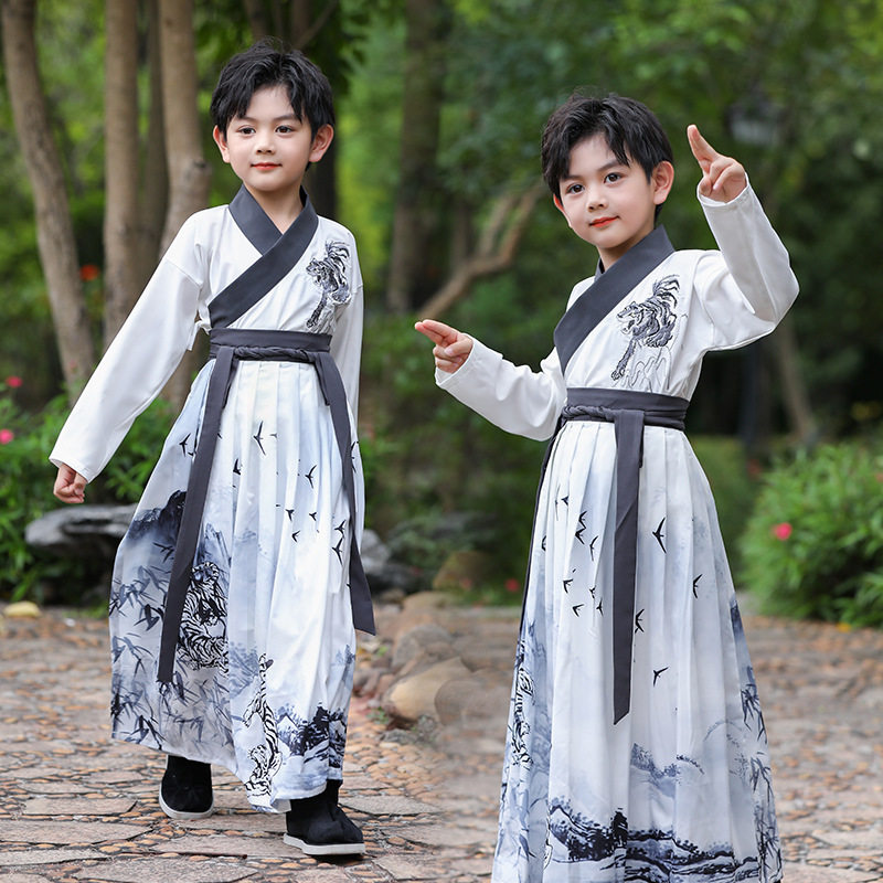 中国风儿童汉服男童女童古装汉元汉服
