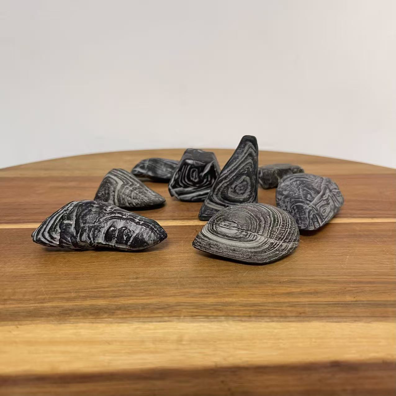 迷你纹石合集 / 天然济源纹石桌面摆件 手把玩件 钟鼎纹石 原石头