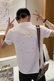 白色2020精神小伙修身polo衫男士短袖T恤PL53-P48控价69，男装Polo衫，电商A108