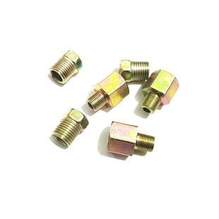 英制内外丝补芯高压油管变径对接头液压转换接头锥螺纹直接4分6分