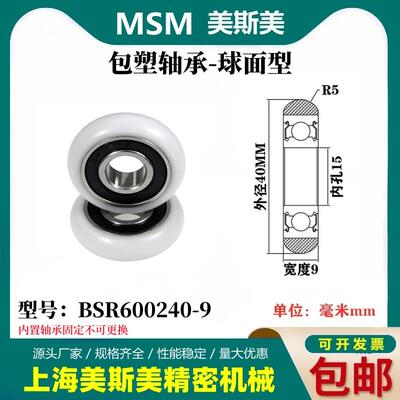 MSM外球面包塑轴承BSR600240-12