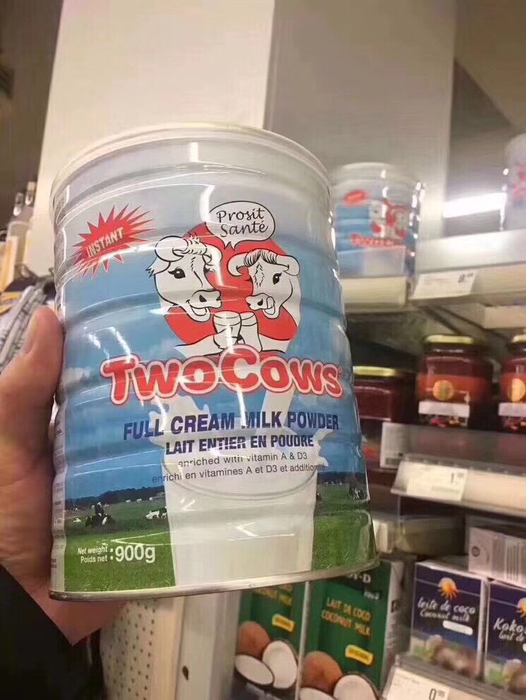 现货/荷兰进口Two Cows淘高斯双牛成人青少年中老年高钙蛋白奶粉