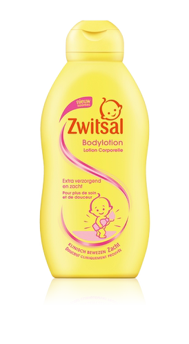 现货/代购荷兰进口瑞莎Zwitsal 纯天然宝宝柔和身体润肤乳 400ml