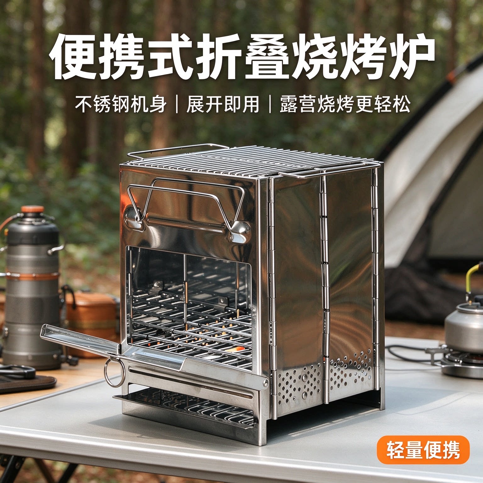 【热销N0.1】户外便携柴火炉