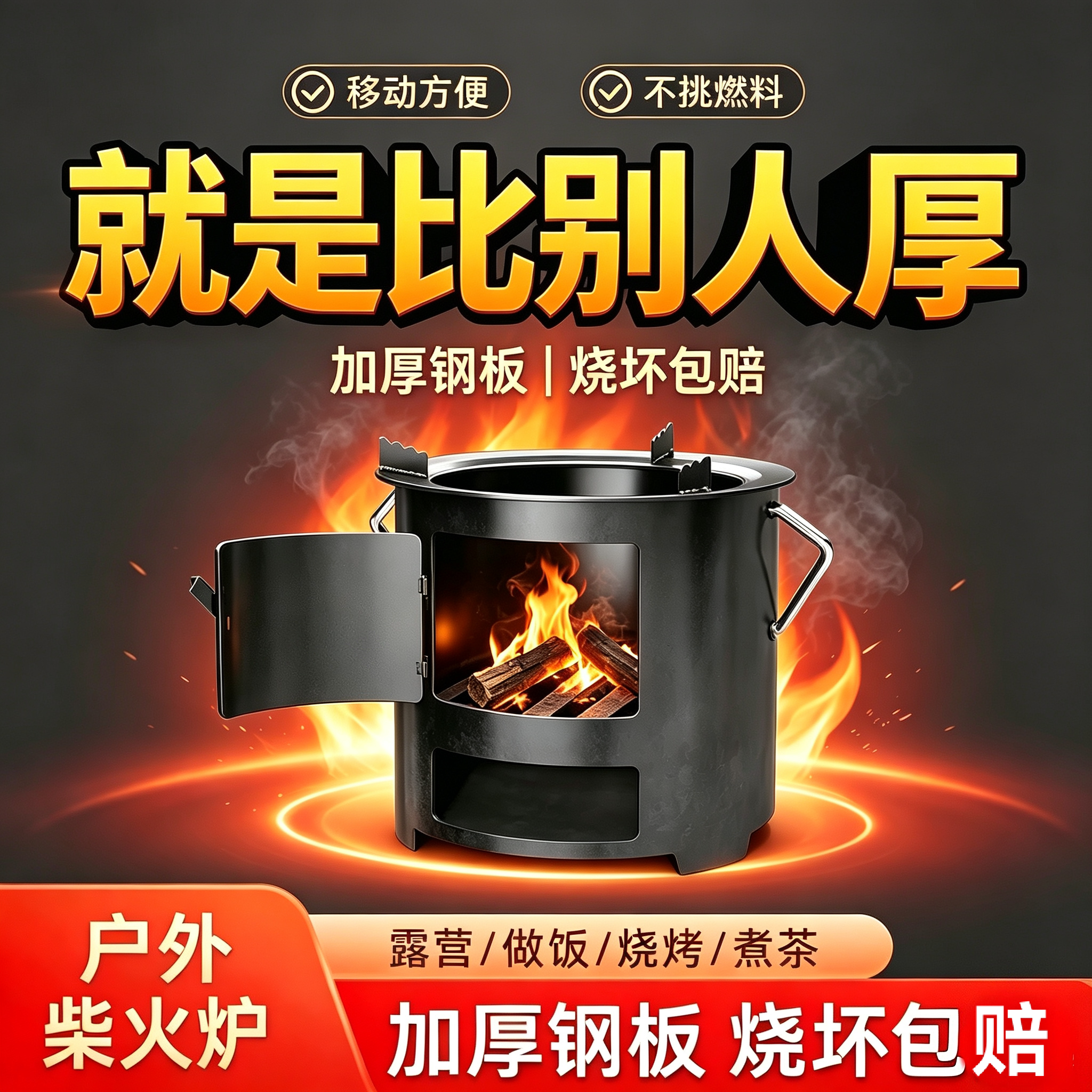 【热销N0.1】户外柴火炉图片