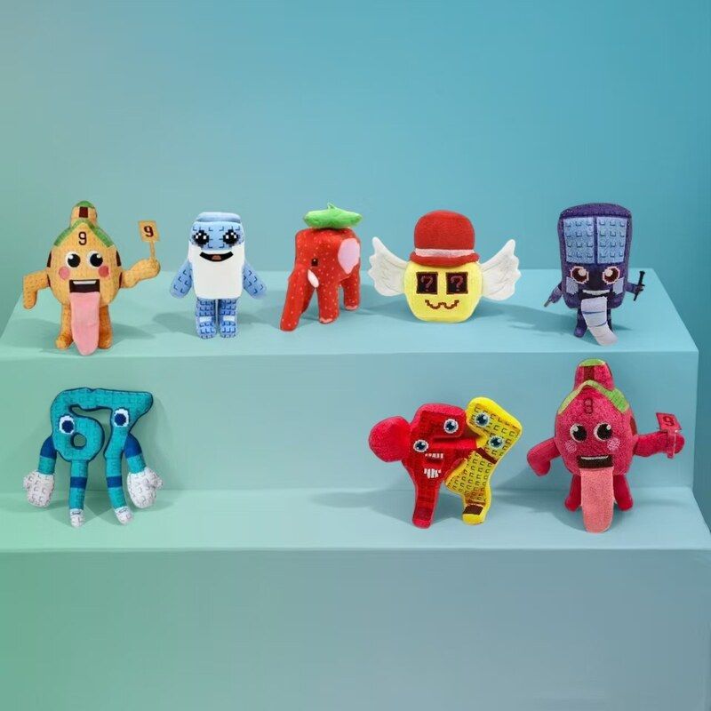 跨境新品Steal a Brainrot plush 机顶盒9号房子毛绒公仔创意玩具