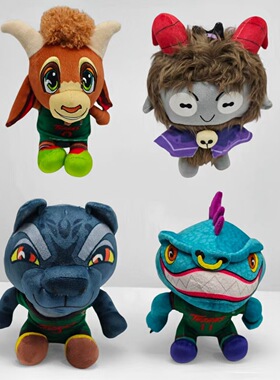 新品GOAT Plush山羊威尔毛绒玩具游戏周边创意玩偶公仔