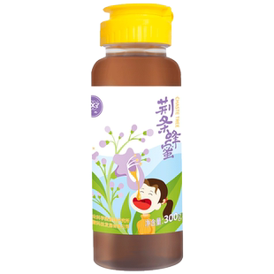 农科院蜜蜂研究所华兴荆条洋槐枣花蜂蜜挤压瓶挤学生便携装瓶装