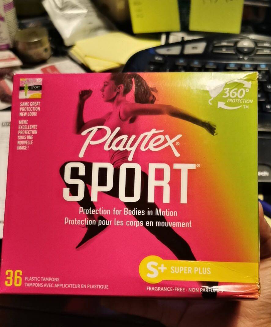 playtex倍得适卫生棉条游泳运动卫生棉棒 36只装