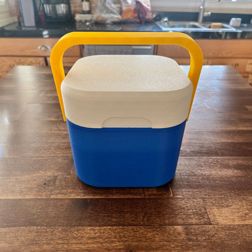 Retro Mini Cooler for 4 Cans 跨境复古迷你可乐手提冷藏箱