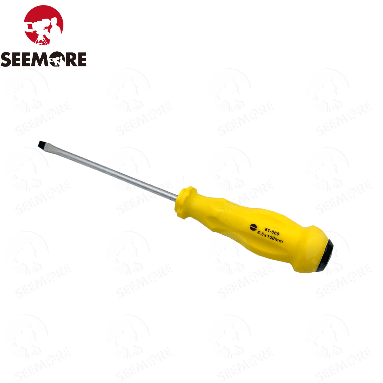 STANLEY史丹利 一字螺丝刀螺丝批 橡胶绝缘平口起子 6.5*150mm