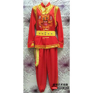 婚庆节庆威风锣鼓服装腰鼓秧歌舞蹈服广场舞演出服舞台装男女衣