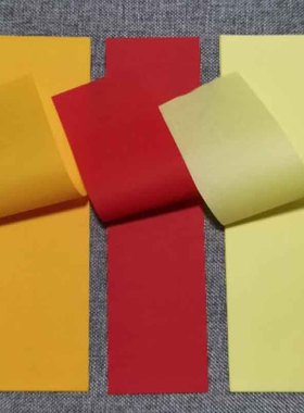 黄色竹浆fu画专用纸道服副福教学符合灰少超薄易燃朱砂笔液水点睛