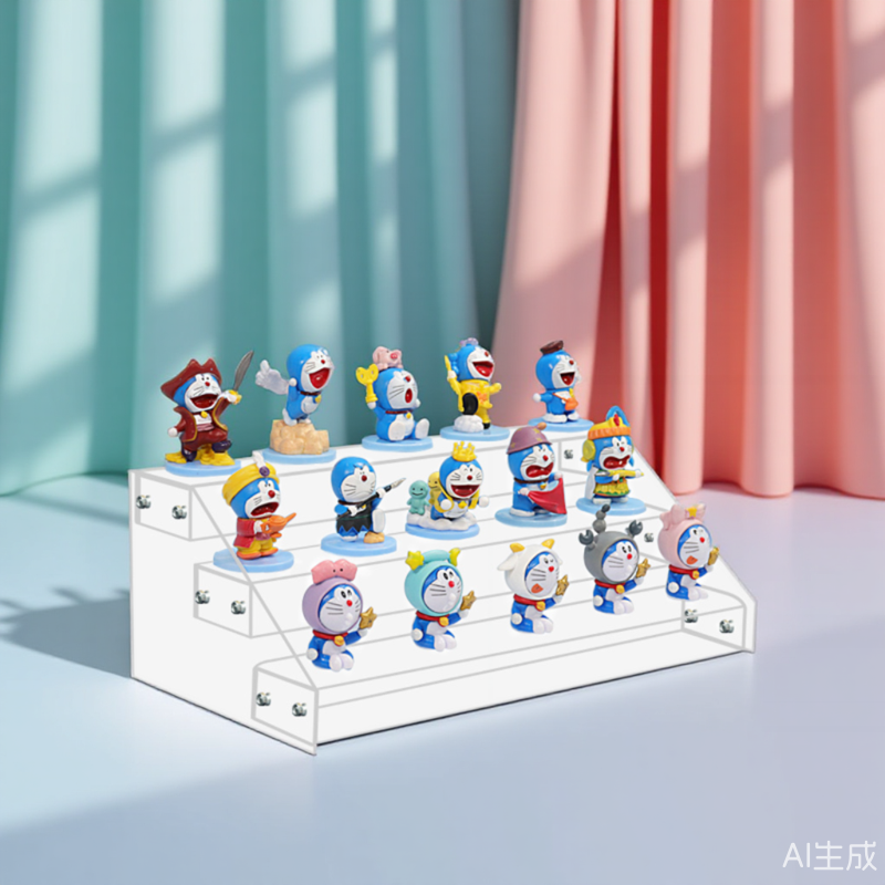 手办展示架公仔盲盒娃娃收纳泡泡