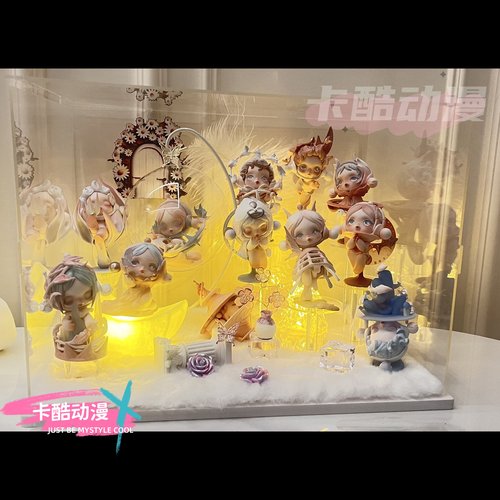 进退之门盲盒造景diy泡泡玛特玄关展示柜餐边柜迷你道具微景观