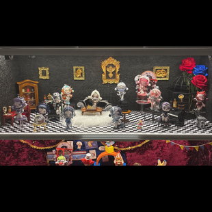 玄关展示柜微缩迷你盲盒造景diy适用 POP 声音系列密林古堡造景4