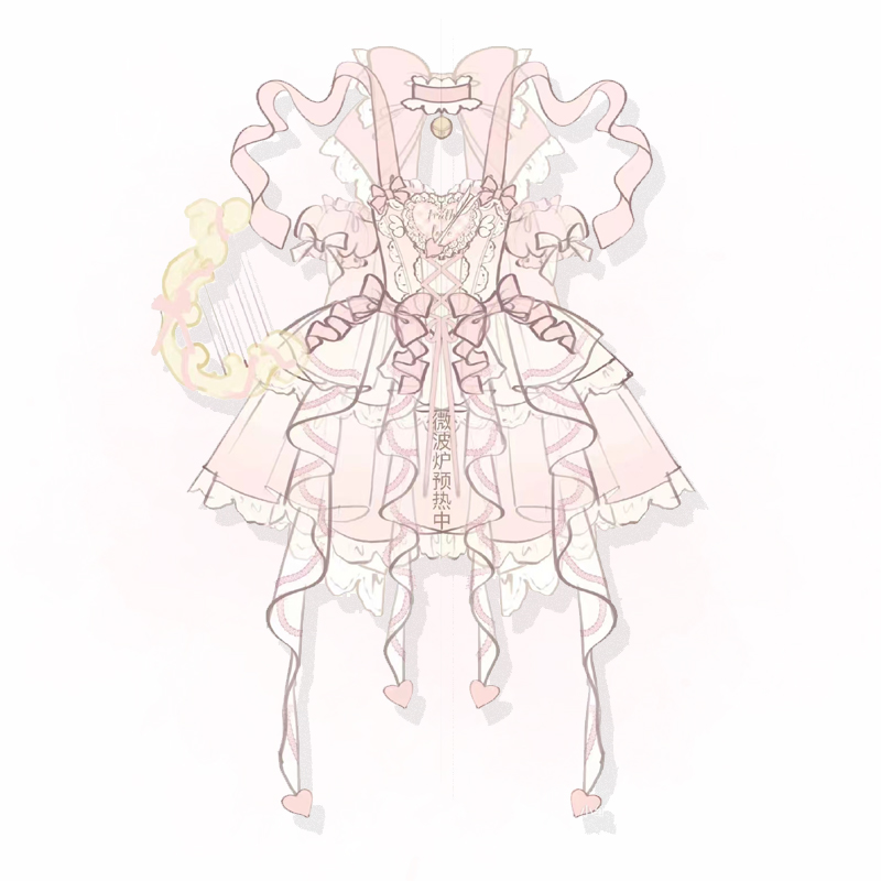 蜜桃白茶Lolita意向金