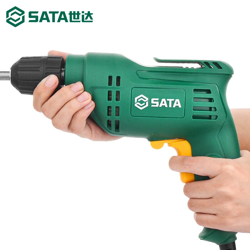 世达51305家用小型手电钻有线插大功率电转多功能电动螺丝刀工具