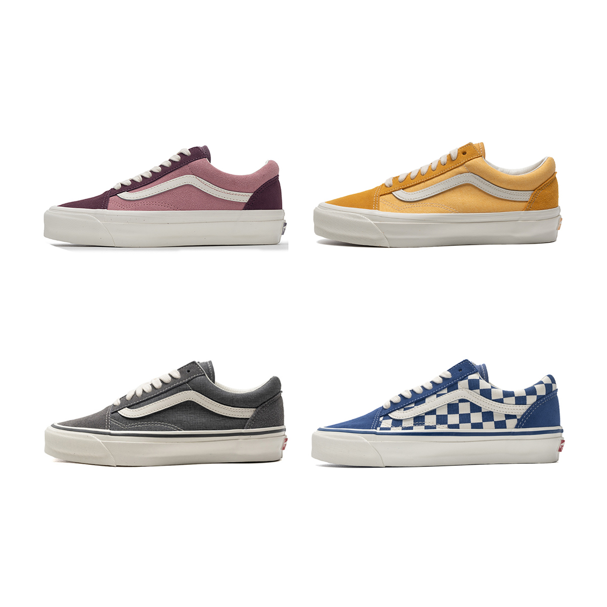 Vans范斯Old Skool 36复古黄白色男女鞋低帮休闲板鞋VN000CT9BK2