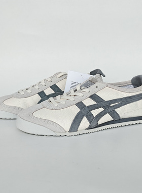 Onitsuka Tiger鬼塚虎MEXICO66荔枝纹灰色运动休闲鞋1183C076-100