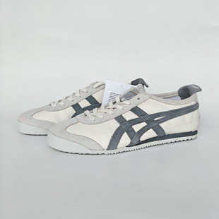 Onitsuka Tiger鬼塚虎MEXICO66荔枝纹灰色运动休闲鞋1183C076-100