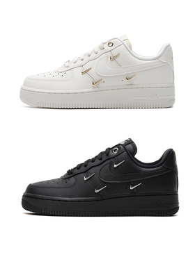 Nike耐克Air Force1白金四钩空军AF1女子复古休闲板鞋FV3654-111