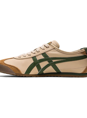 Onitsuka Tiger鬼塚虎MEXICO66米棕绿奶茶男女休闲鞋1183C102-250