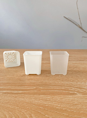 3.5口矮盆 暖白色多肉播种移苗灯养切糕毛汉尼肉锥生石花鼻屎苗盆