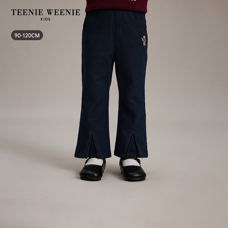 TeenieWeenieKids仿牛仔喇叭裤
