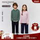 Kids小熊童装 25年新款 秋季 TeenieWeenie 男女童条纹长袖 圆领T恤