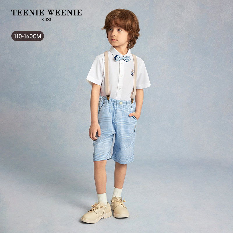 TeenieWeenie Kids小熊童装26年夏新款男童舒适简