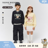 半裙 舒适秋男女童撞色V领卫衣长裤 TeenieWeenie Kids小熊童装