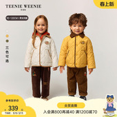 秋冬季 25年款 男女宝刺绣翻领棉服外套 Kids小熊童装 TeenieWeenie