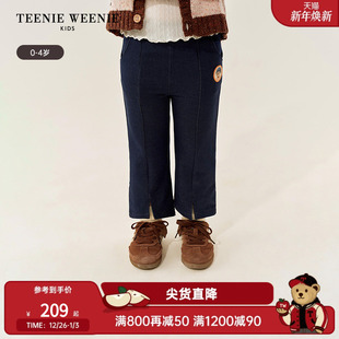 女宝宝复古仿牛仔小喇叭裤 TeenieWeenie 新款 25年款 Kids小熊童装