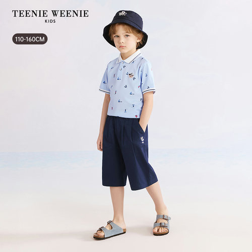 TeenieWeenieKids帆船短袖POLO