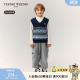 男童V领背心提花无袖 TeenieWeenie 秋冬季 25年款 毛衣 Kids小熊童装