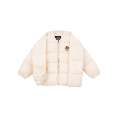 小熊童装围巾拉链棒球服羽绒服