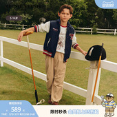 秋冬季 25年款 男童可拆连帽棒球领棉服 Kids小熊童装 TeenieWeenie