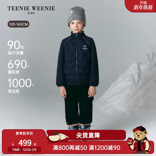拼接羽绒服 25年新冬男童运动休闲短款 TeenieWeenie Kids小熊童装