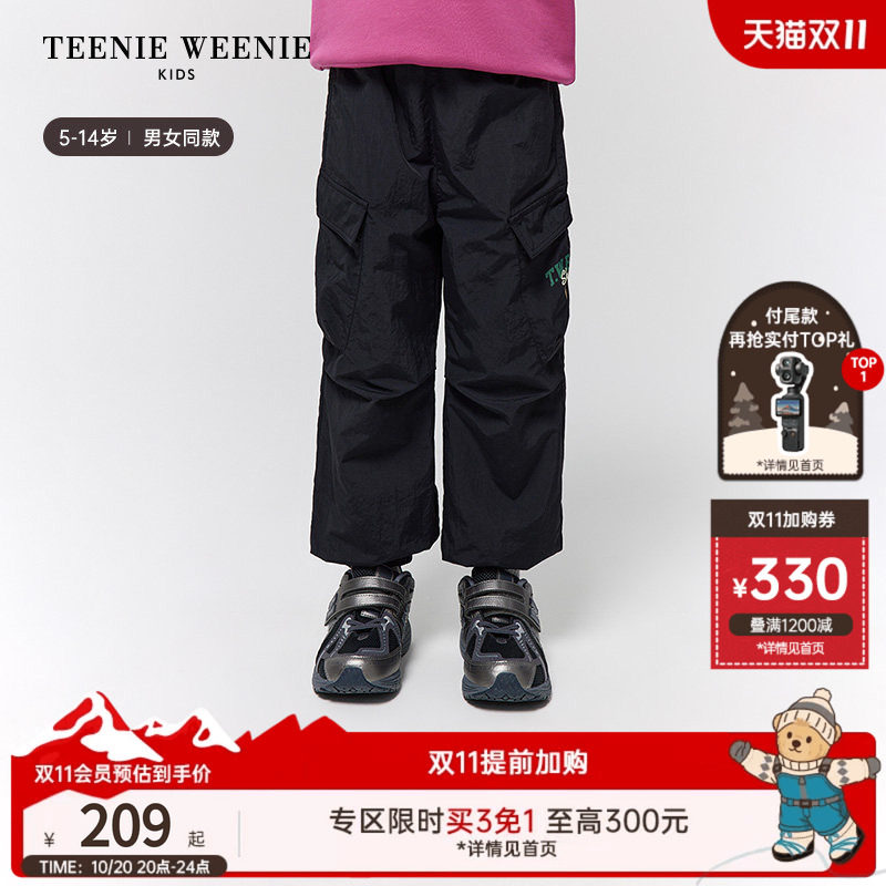 TeenieWeenie Kids小熊童装时尚舒适秋季男女童休闲时尚工装长裤